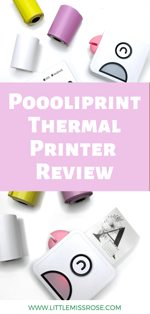 Poooliprint thermal printer review
