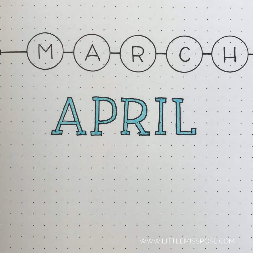 28 Simple Hand-Lettered Fonts For Your Bullet Journal  Little