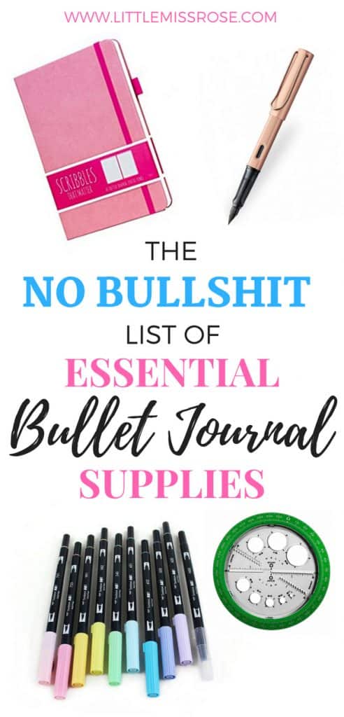 Find out what you really need to start a bullet journal. This article will list all the stationery supplies you need to start today! #bulletjournal #bujo