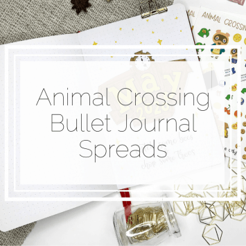Animal Crossing Spreads for your Bullet Journal